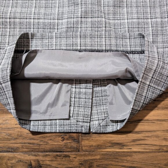 RW&CO pencil skirt grey plaid size 0 - Picture 12 of 16